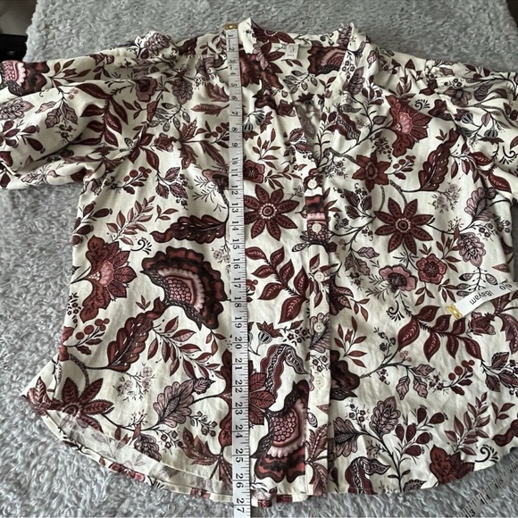 Joie XL Linen Boho Blouse - Picture 2 of 5